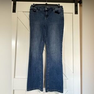 Maurices Dark Blue Flare Jeans